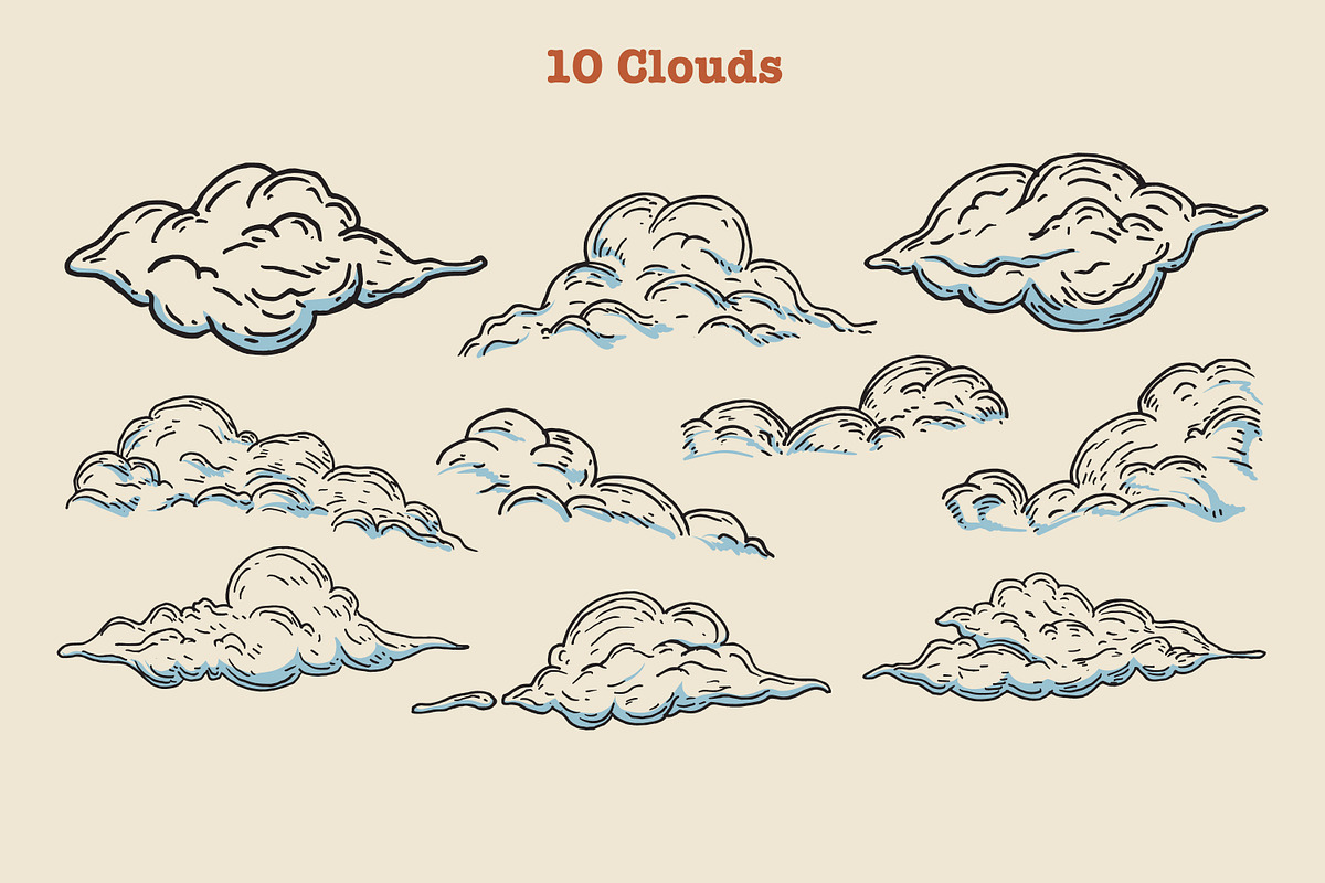 Western Desert Hand Drawn Elements, an Object Illustration by Artolabs (Photo 7 of 9)