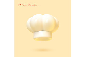 3D vector illustration of a white, an Object Illustration by Liudmyla Matviiets