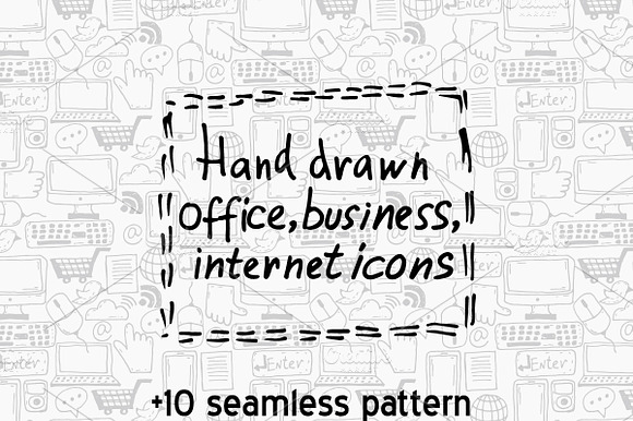 Hand Drawn Iconspatterns