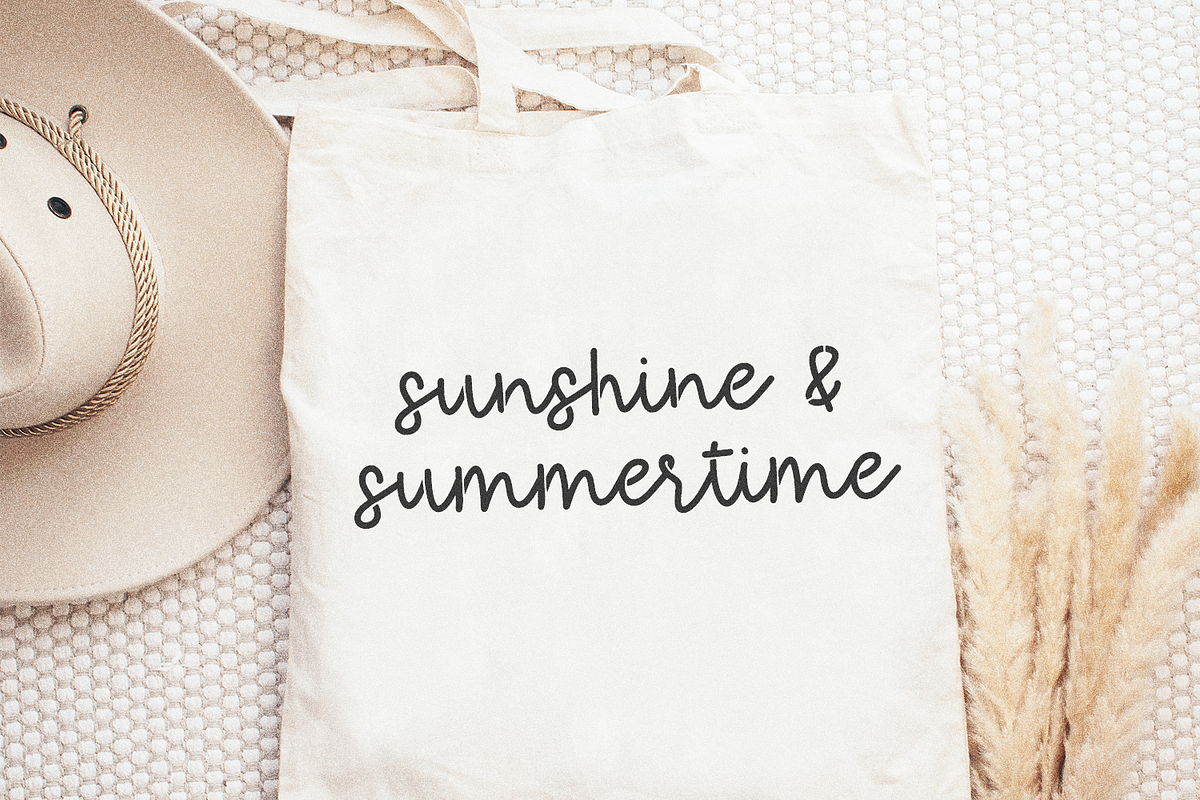 Sunset Fireflies Stencil Font, a Handwritten Font by Beck McCormick (Photo 3 of 10)