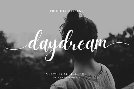 daydream - a lovely script font