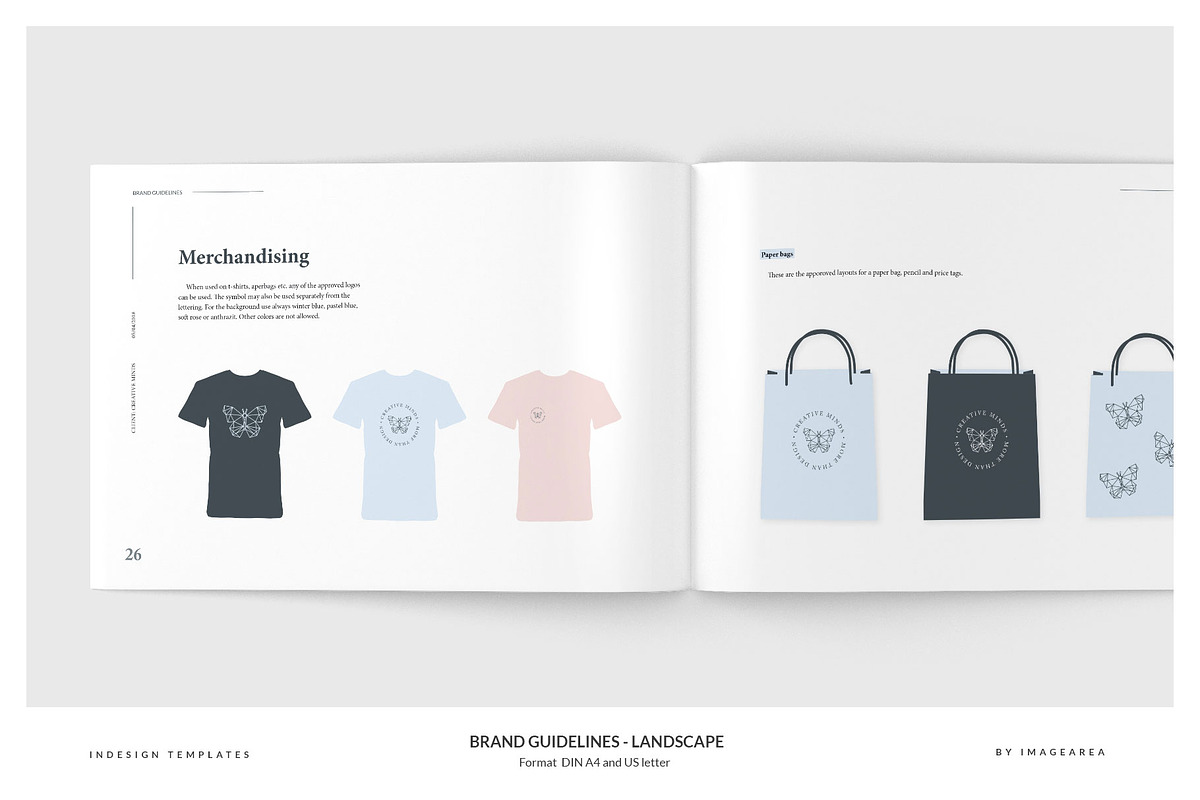 Brand Guidelines - Landscape, a Brochure Template by Imagination Area (Photo 10 of 13)