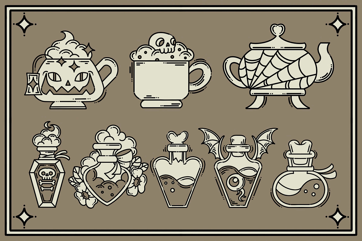 Halloween set, an Object Illustration by heyXeni (Photo 10 of 12)