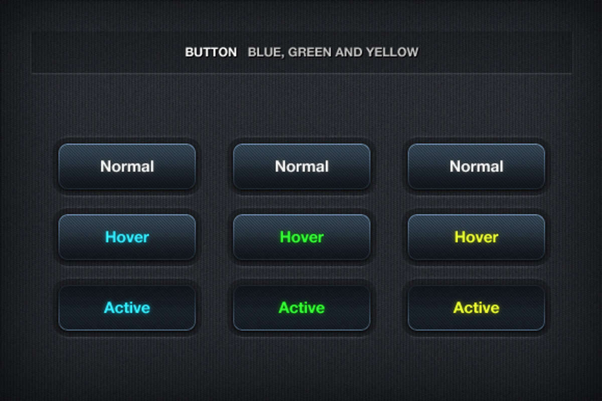 Dark and Embossed Buttons, a Templates & Theme by Riccardo Anelli