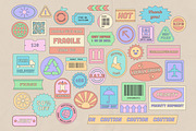 Pastel Produce-Package Sticker Pack, an Illustration by Creativity Bucketlist (Thumbnail 3 of 5)