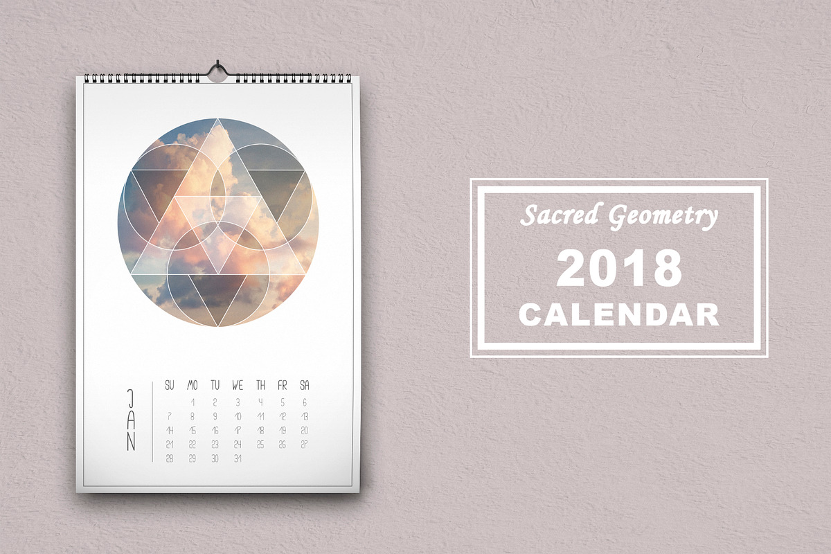 Sacred Geometry 2018 calendar, an Abstract Photo by SomStock (Photo 1 of 5)
