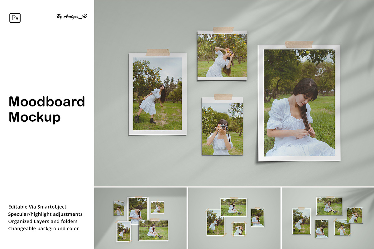 Moodboard Mockup Scene Creator, a Product Mockup by Amigos__46 (Photo 1 of 6)