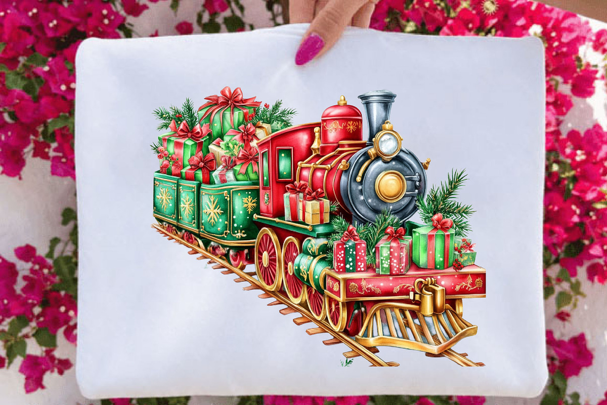 Whimsical Christmas Clipart PNG Bun, a Seasonal Illustration by SVGArt (Photo 3 of 5)