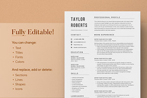 Resume/CV - The Taylor