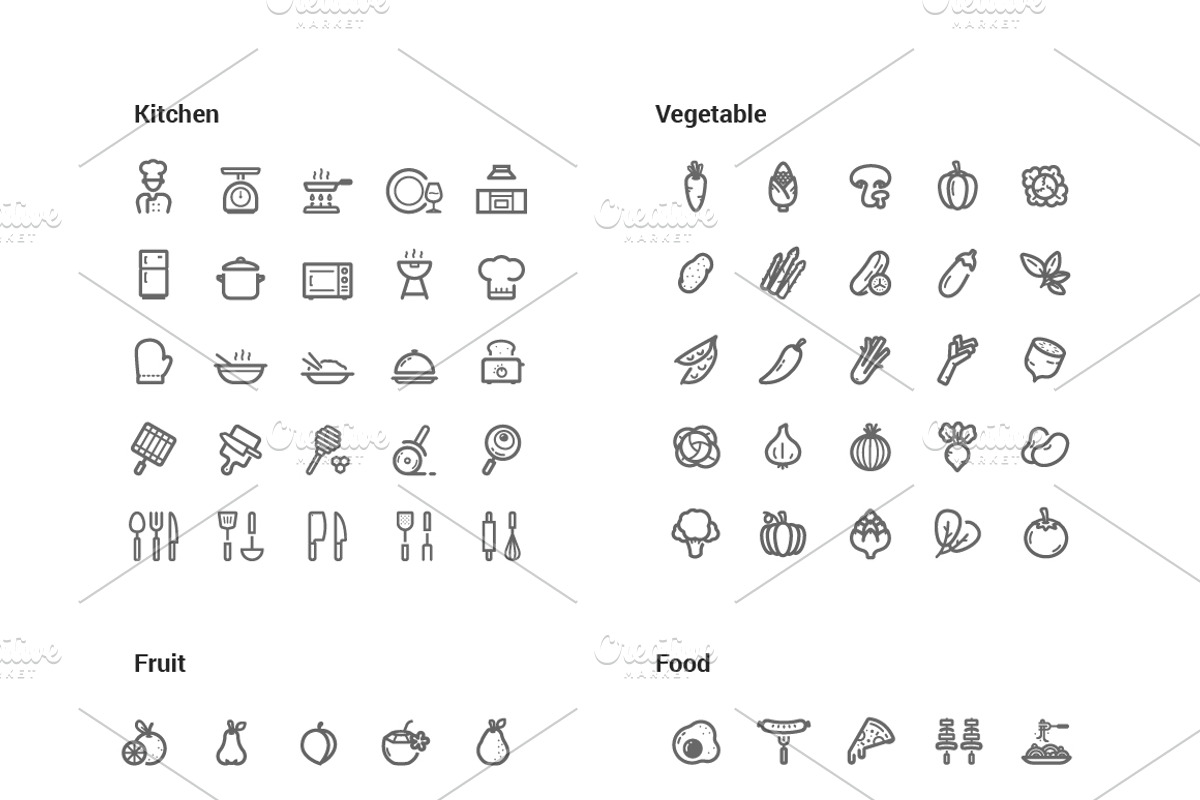 1500 Line Icons Pack, an Outline Icon by WORAKAMON Design Studio (Photo 14 of 18)