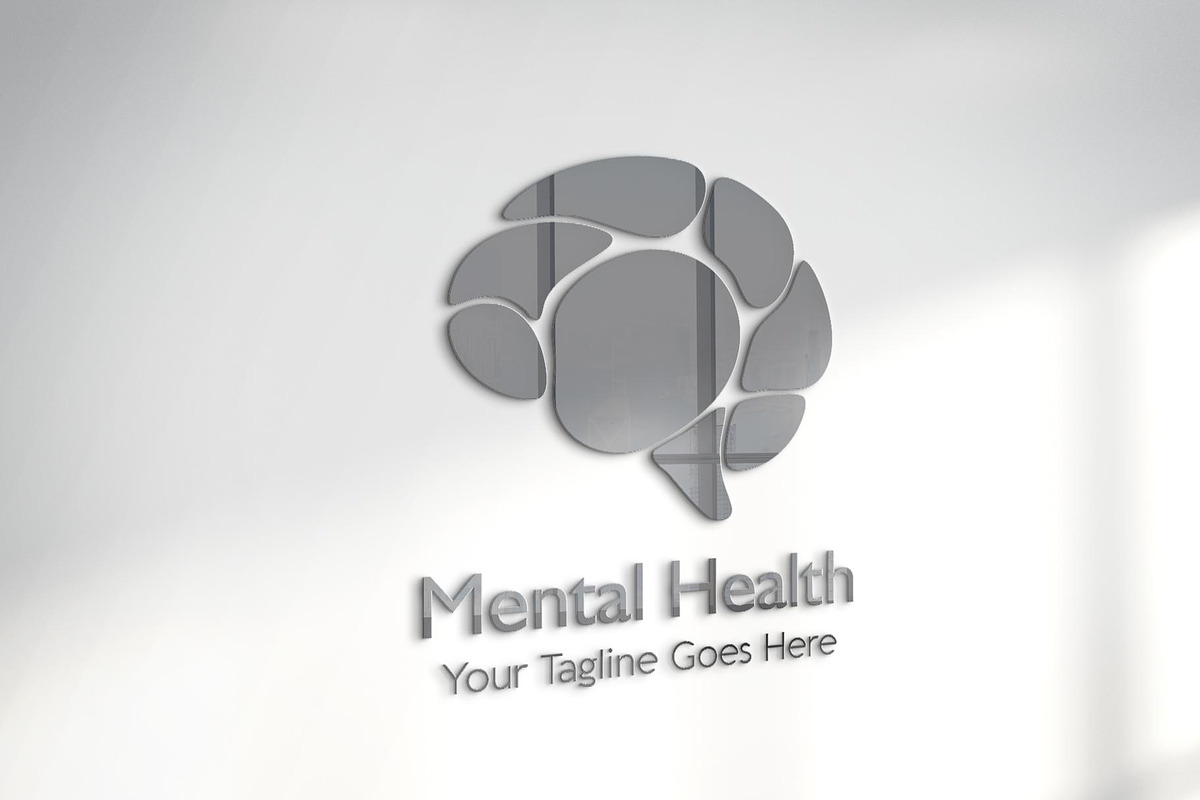 Minimalist Brain Logo Template, a Branding & Logo Template by YUDesignStore (Photo 3 of 9)