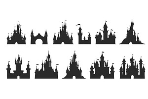 Medieval and fairytail castle, an Object Illustration by Valerie Bodnar