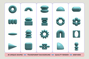 Abstract Shapes, an Object Graphic by BigWeek (Thumbnail 4 of 9)
