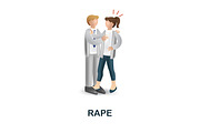 Harassment 3D Icons Set Bundle, an Object Graphic by Aimagenarium@gmail.com (Thumbnail 6 of 21)