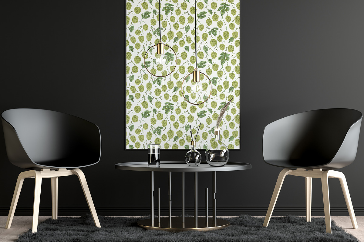 Hop branches. Vector collection, a Decorative Illustration by kateja (Photo 4 of 4)