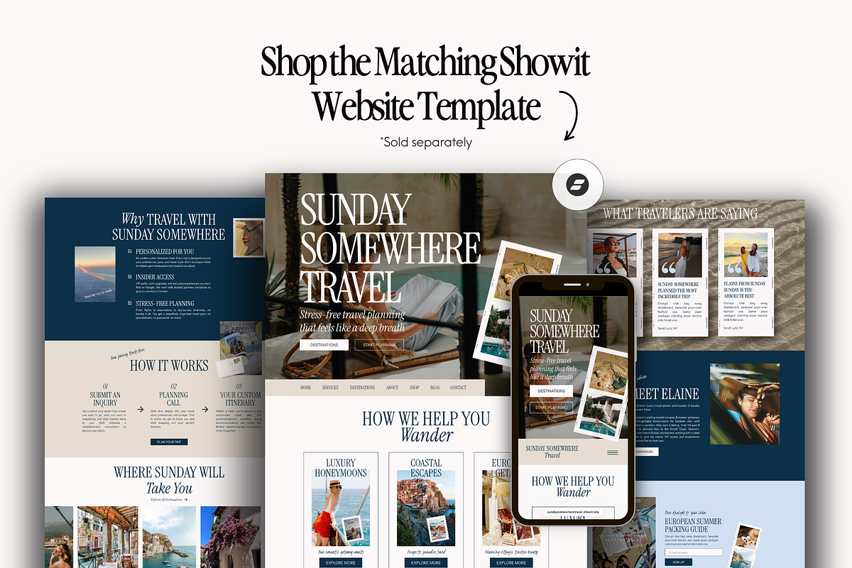 Travel Agent Instagram Templates, a Social Media Template by Warmsoulgallery (Photo 10 of 10)