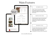 WIX Website Template for Coaches, a Wix Template by CreatedbyVision LLC (Thumbnail 3 of 8)