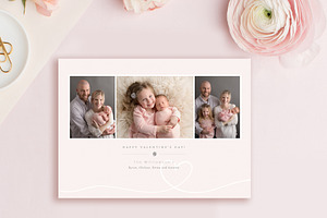 Valentine's Photo Card Template