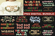 Crochet Christmas Text Png Bundle, an Object Graphic by Digi_Design_World (Thumbnail 4 of 7)