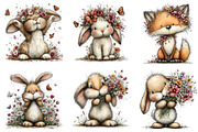 Whimsical Summer Woodland Animals, an Illustration by Dream Creation (Thumbnail 4 of 8)