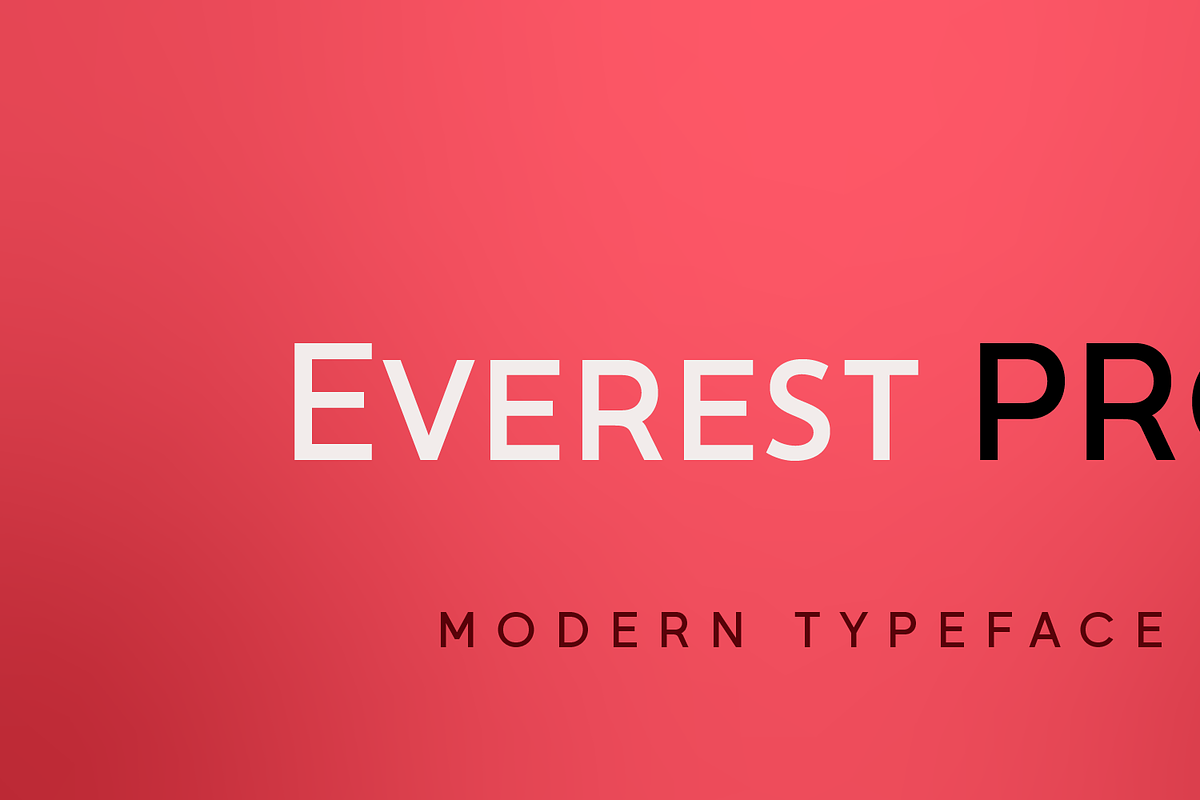 Everest Pro, a Font by NicolassFonts (Photo 1 of 10)