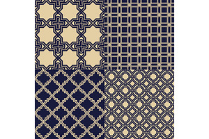 Set of geometric patterns, a Pattern Graphic by RODINA