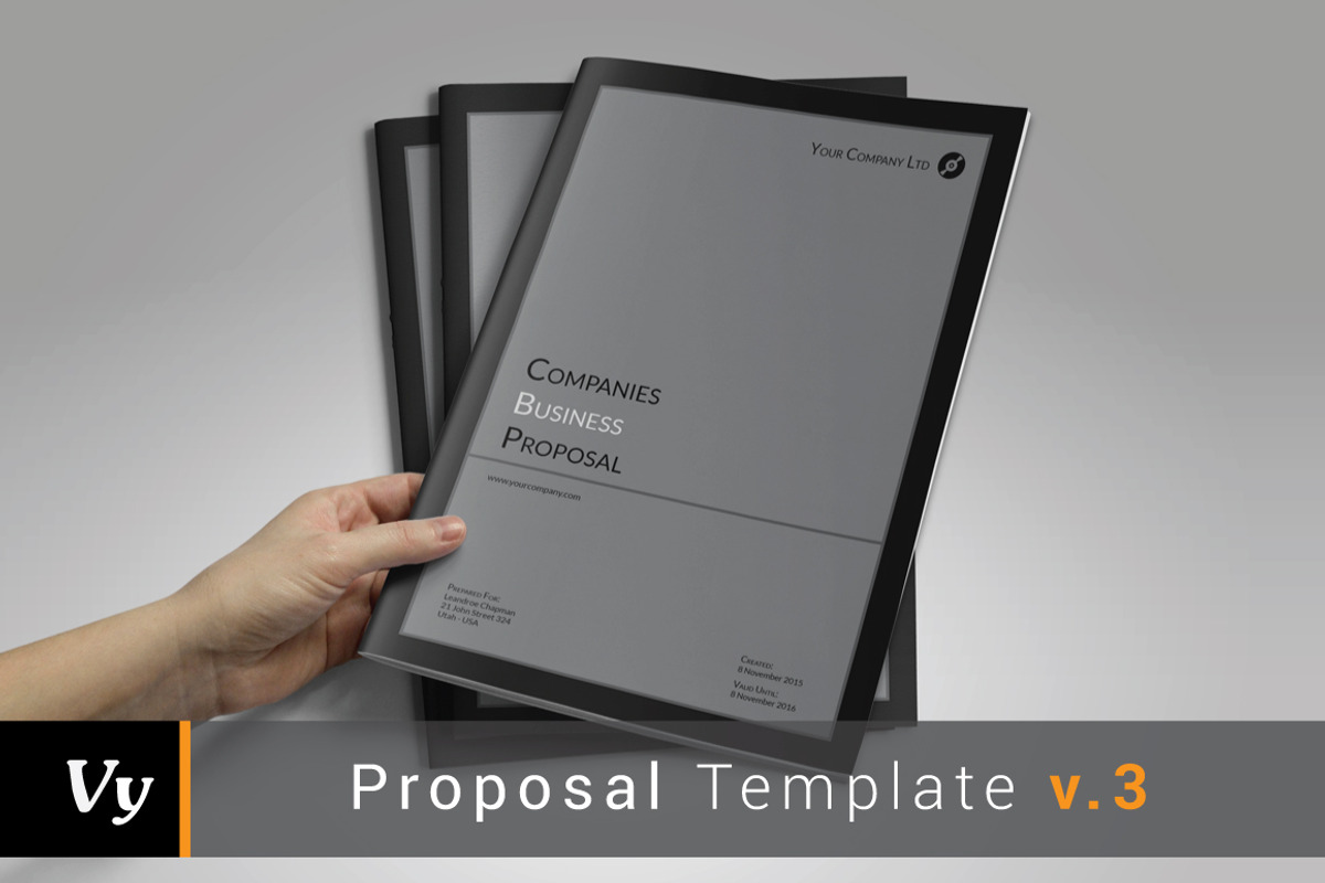 Company Business Proposal, a Stationery Template by voryu (Photo 1 of 5)