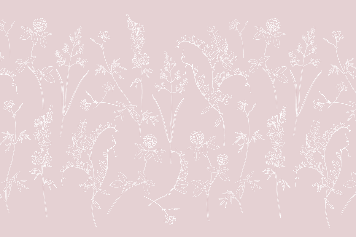 Delicate Herbarium Seamless Patterns, a Pattern Graphic by Maria Budarkiewicz (Photo 5 of 22)
