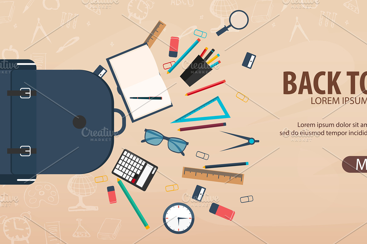 Back to School banners, a Templates & Theme by Leo Edition (Photo 3 of 7)