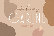 Garine Art Deco Display Fonts Trio, a Script Font by kavoon (Thumbnail 1 of 8)
