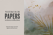 Watercolor Papers Collection, a Texture Graphic by Les Frolova (Thumbnail 5 of 9)