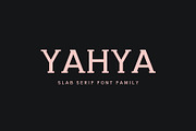 Yahya Slab Serif Font Family, a Slab Serif Font by Creativetacos (Thumbnail 1 of 12)