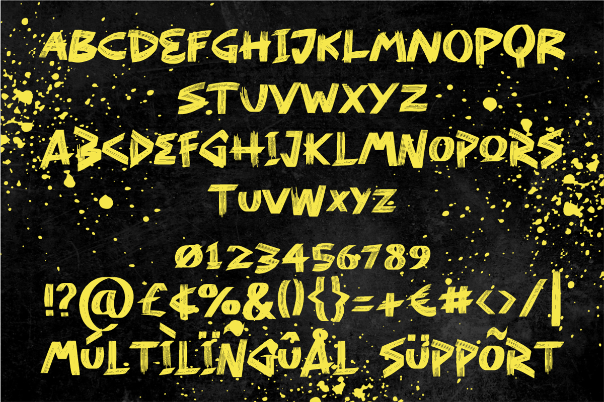 Boost Stroke - Brush Font, a Font by PutraCetol Studio (Photo 4 of 5)