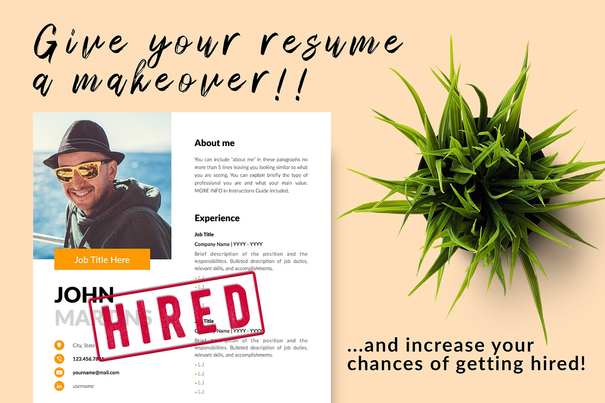 Modern Resume Design / CV - John, a Resume Template by Templates Design Co. (Photo 16 of 17)
