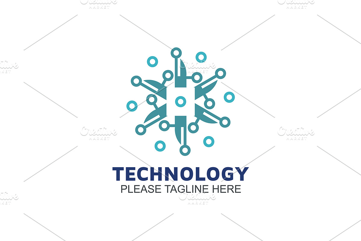 20 Logo Technology Templates Bundle, a Branding & Logo Template by Friendesigns (Photo 12 of 21)
