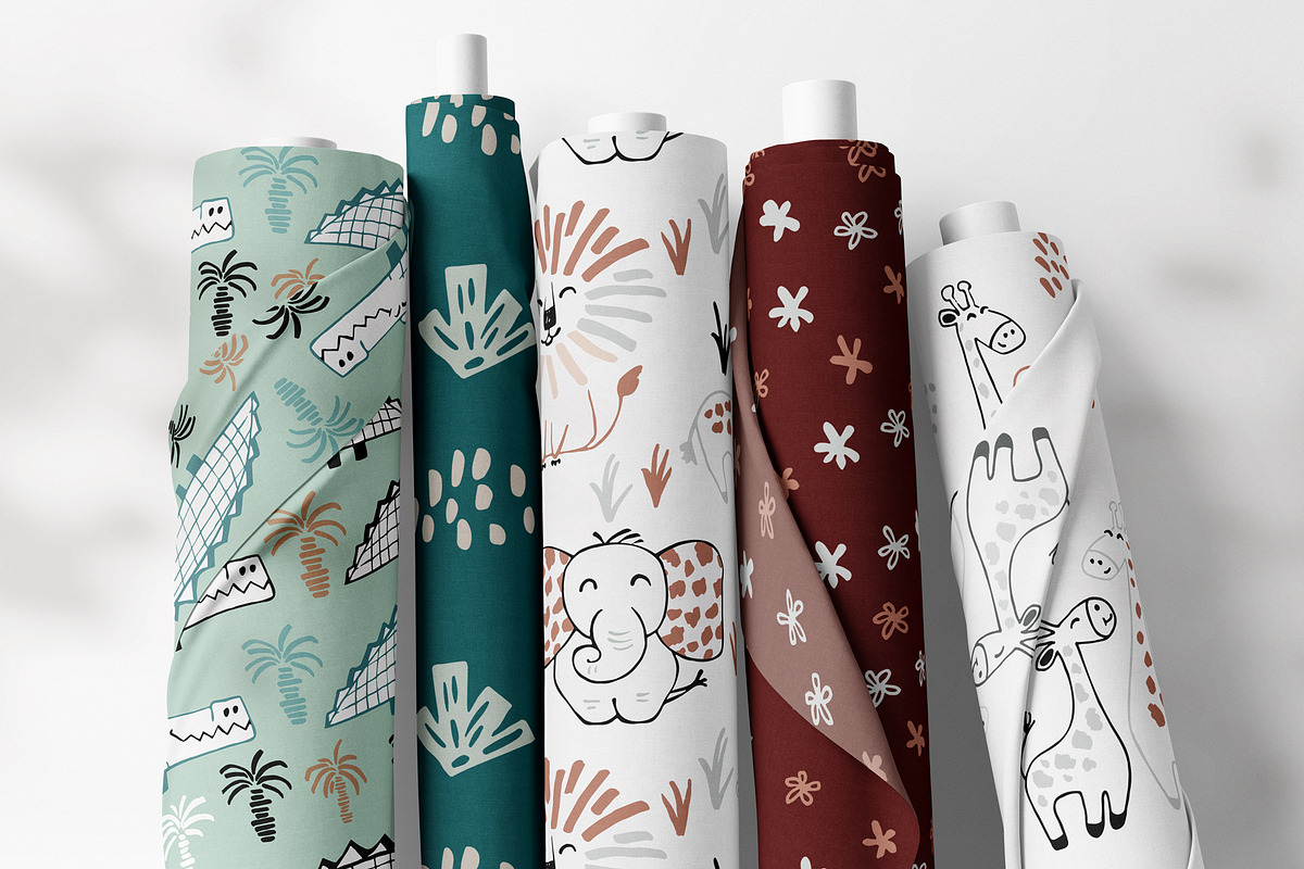 African Safari Animals and Patterns, an Animal Illustration by MeadowFox (Photo 5 of 5)