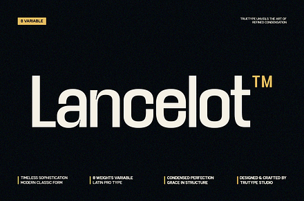 TRT Lancelot Condensed Font Family