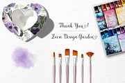 Periwinkle Inked Patterns & Motifs, a Pattern Graphic by Zeesi Design Garden (Thumbnail 9 of 9)