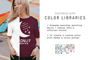 The Women's Bella Canvas 3001 Bundle, a Shirt Mockup by Moonlit Mocks (Thumbnail 2 of 11)