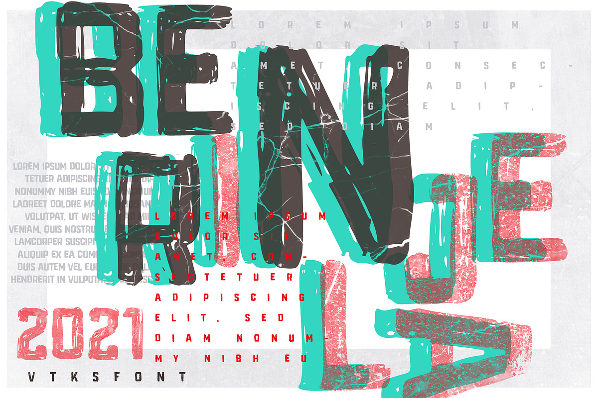 Berinjela Font, a Font by vtks design (Photo 3 of 3)