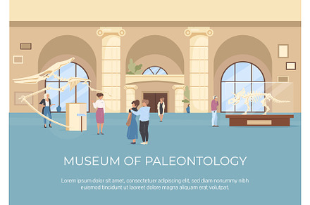 Museum of paleontology poster, a Poster Template by The img