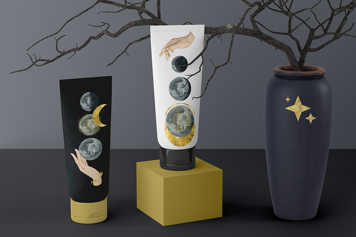 Mysterious Moons, a Texture Illustration by HmarkaShop (Photo 5 of 5)