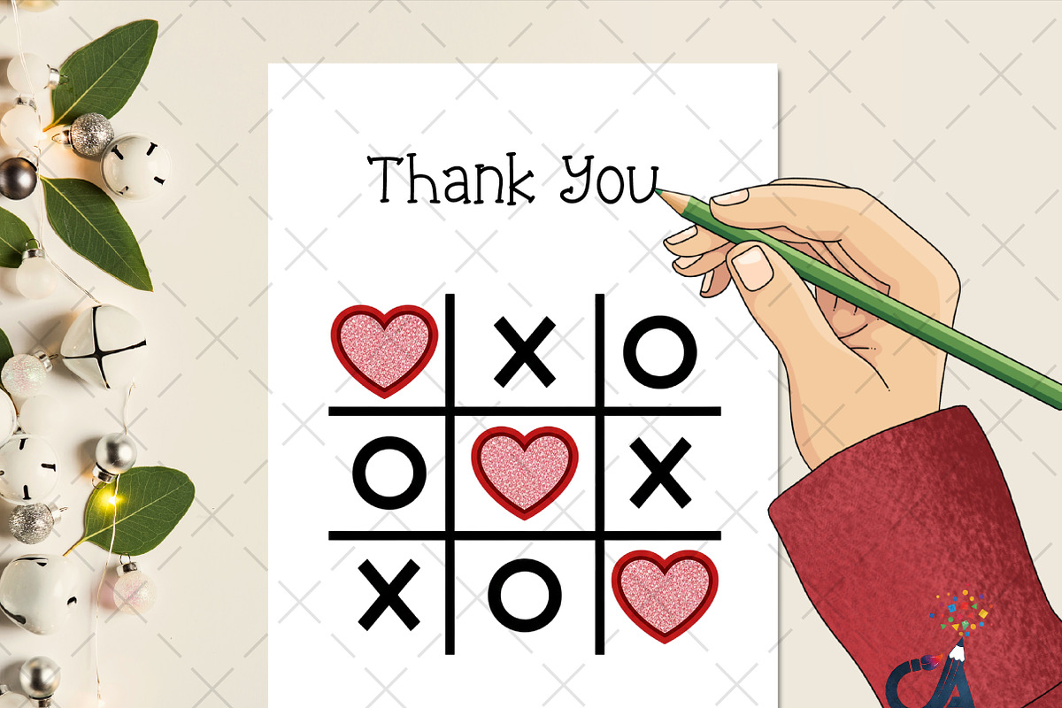 Pink Glitter Heart XOXO Valentine, an Illustration by Creative Art (Photo 4 of 6)