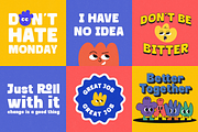 Kindly Bolde - Bold Retro Font, a Sans Serif Font by Haps Space (Thumbnail 7 of 17)