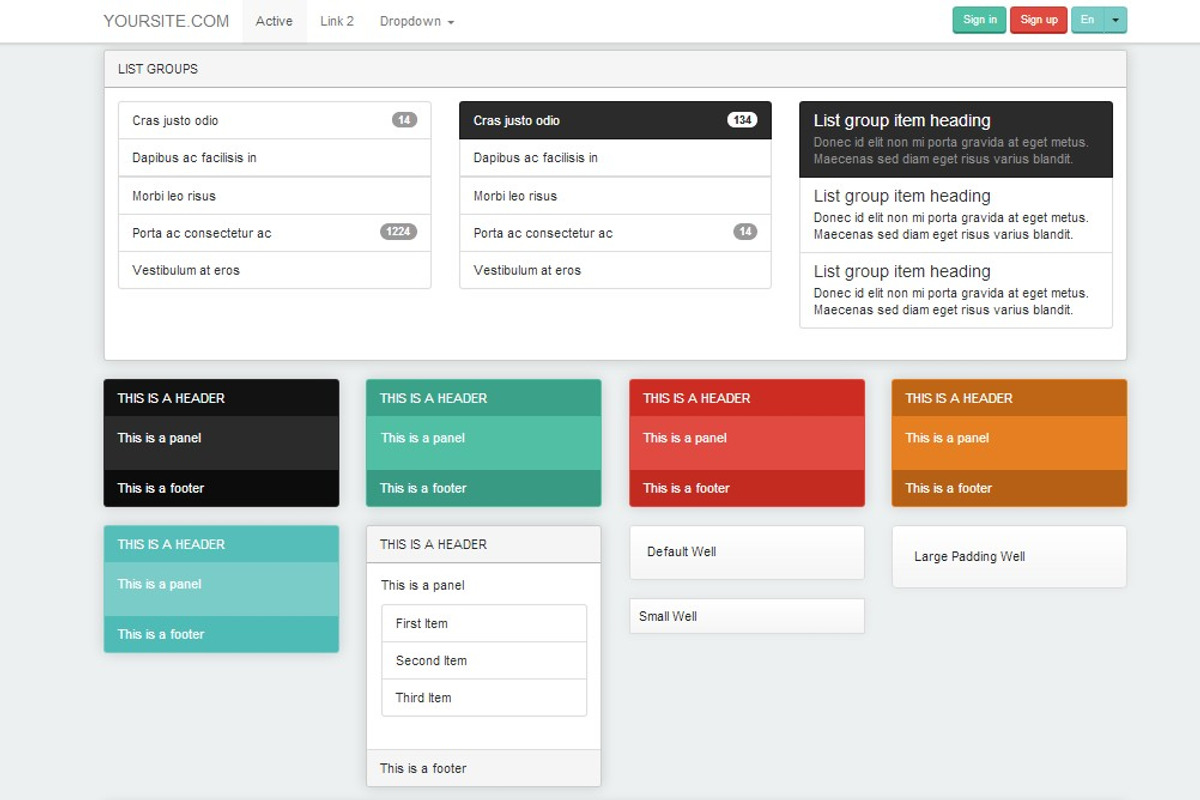 Bootstrap 3.0. WhiteFlatty alt theme, a Bootstrap Template by Bootstraptor (Photo 3 of 4)