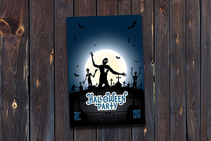 Halloween Party Invitation Template