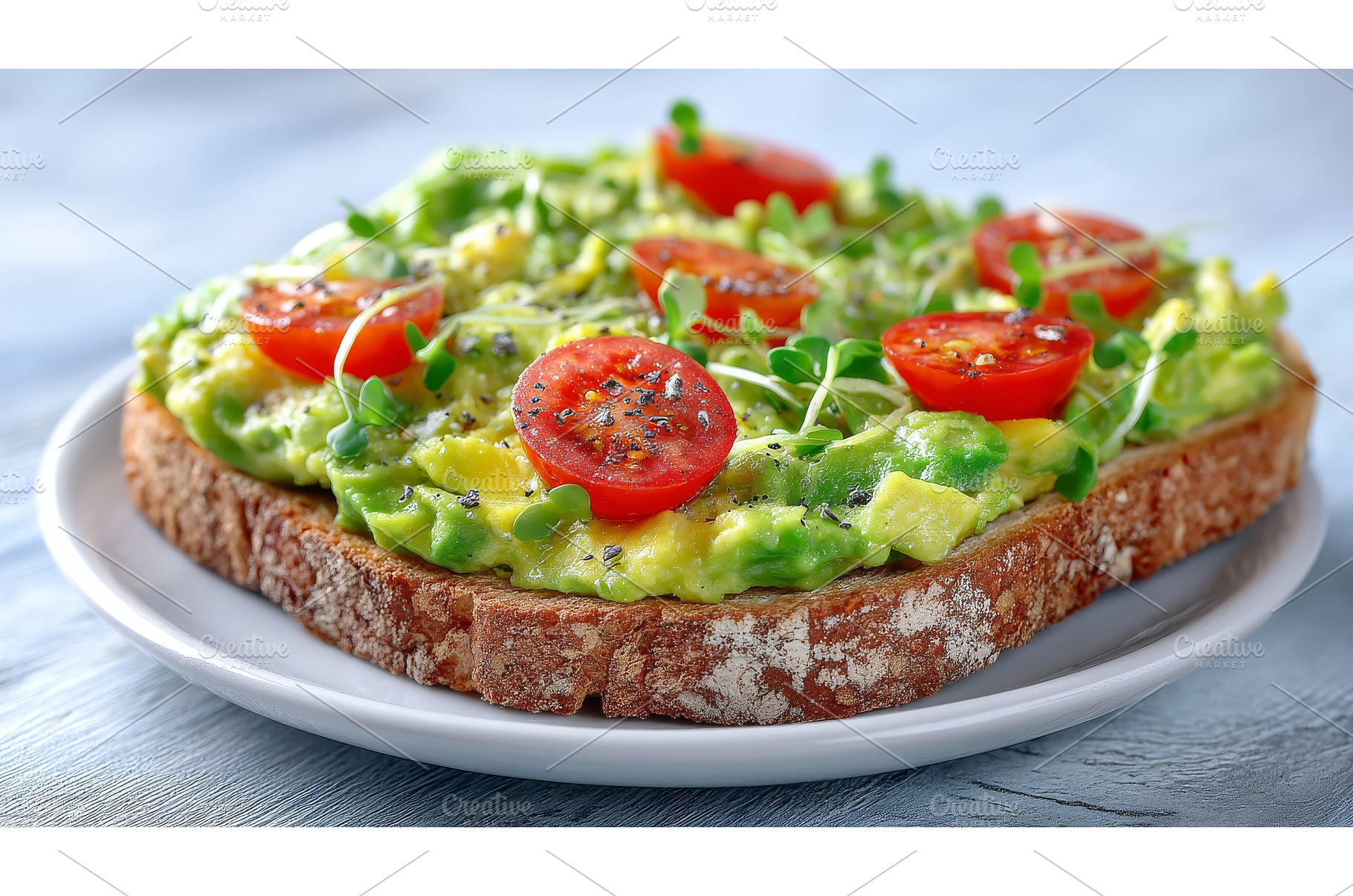 A sandwich consisting of fresh, a Food & Drink Photo by ZinetroN