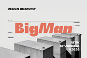 Attik - Brutalist Display Font, a Sans Serif Font by Satriyo Atmojo (Thumbnail 6 of 10)