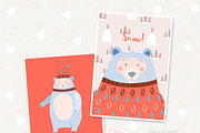 Winter Polar Bears, an Illustration by Bibela (Thumbnail 3 of 4)