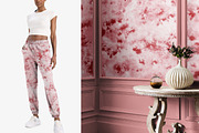 Dusty Rose Tie Dye Seamless Pattern, a Texture Graphic by Gullenda (Thumbnail 6 of 6)